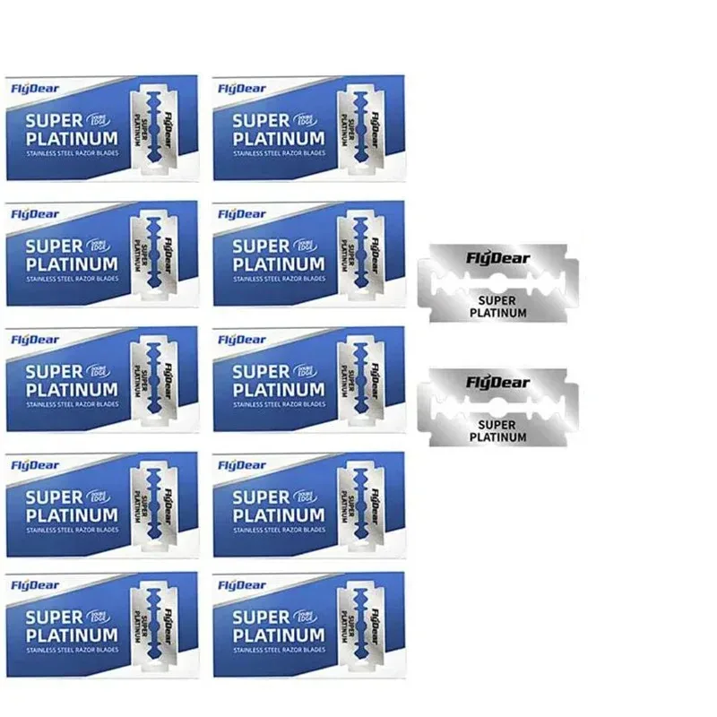 10-100pcs Double Edge Razor Blades Men's Razor For Shaving Men Blade Professional Barber Razor Beard Trimmer Tool