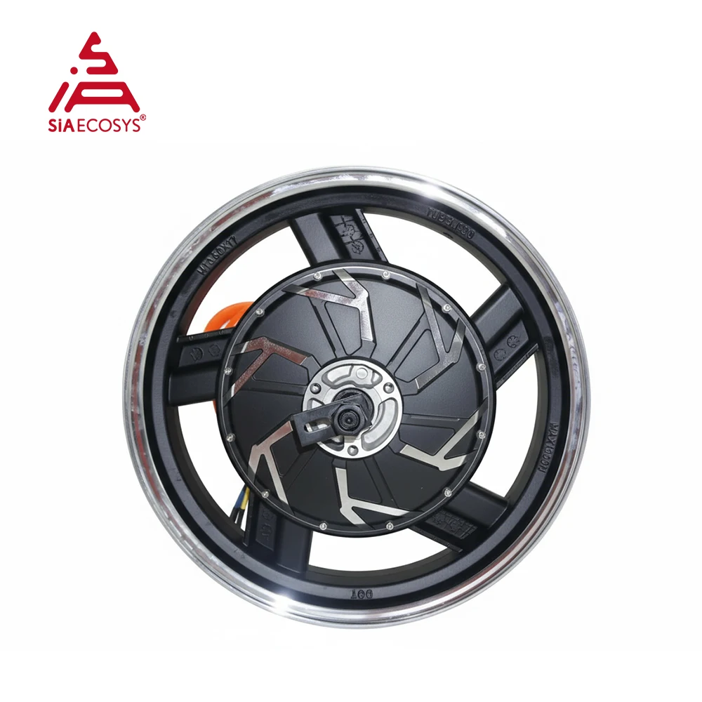 QS موتور 17x3.5 بوصة 3kW 260 40H V3/V4 نسخة BLDC سكوتر كهربائي دراجة نارية في محور عجلات المحرك مع مجموعات التحويل #1