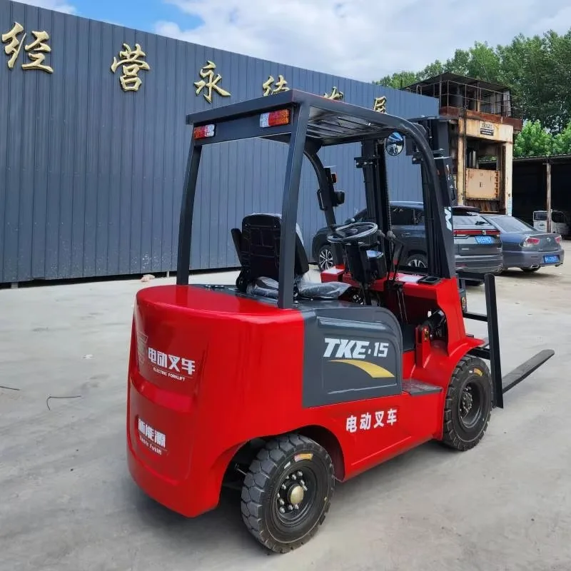 YG Self-Elevating Hoist Heavy Duty Lithium Battery Electric Forklift for Long Shifts