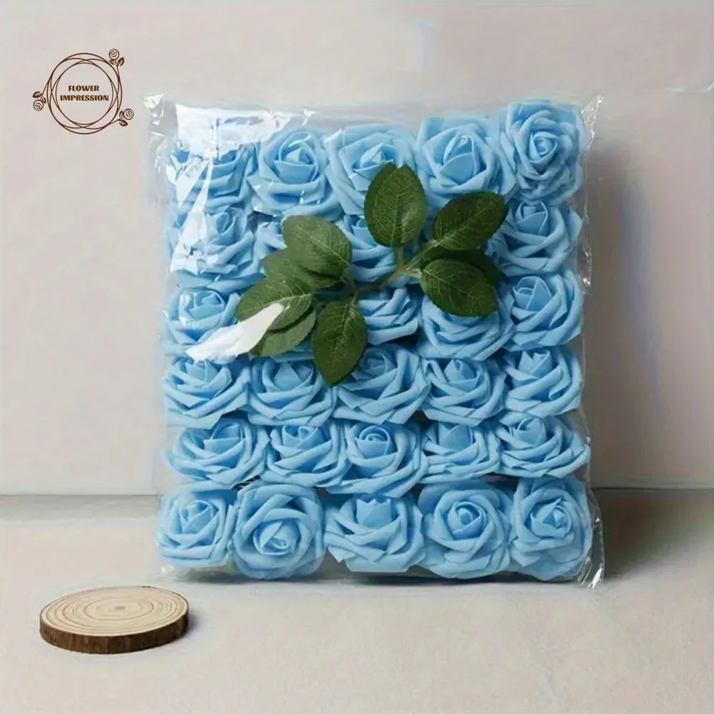 

25pcs Artificial Flower Roses DIY Wedding Centerpieces Arrangements Home Decorations Party Bride Bouquet Rose Valentine's Day