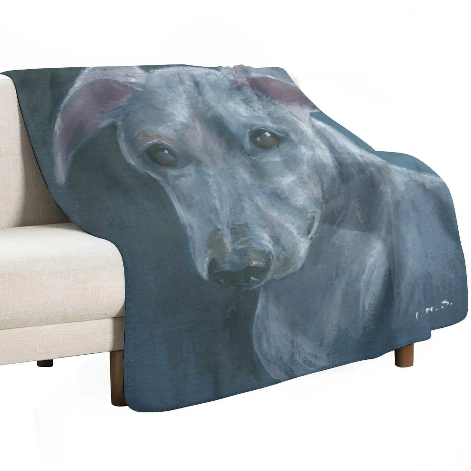 Whippet Throw Blanket Bed linens christmas decoration Personalized Gift Picnic Bed Thermals For Travel Blankets