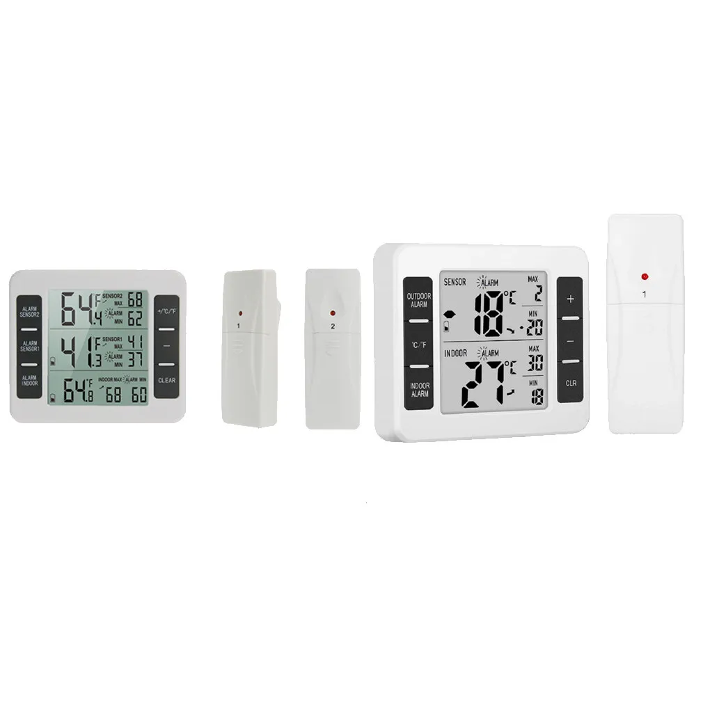 Thermometer Portable Professional Wireless Digital Memory Function Indoor Outdoor Household Temperature Meter 2 Minor Devices