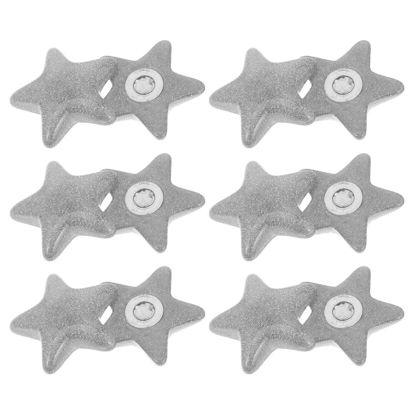 6Pairs Magnetic Curtain Weights ABS Wear-Resistant Strong Drape for Window Curtain Bottom Block Bathroom Drapery Weight DIY