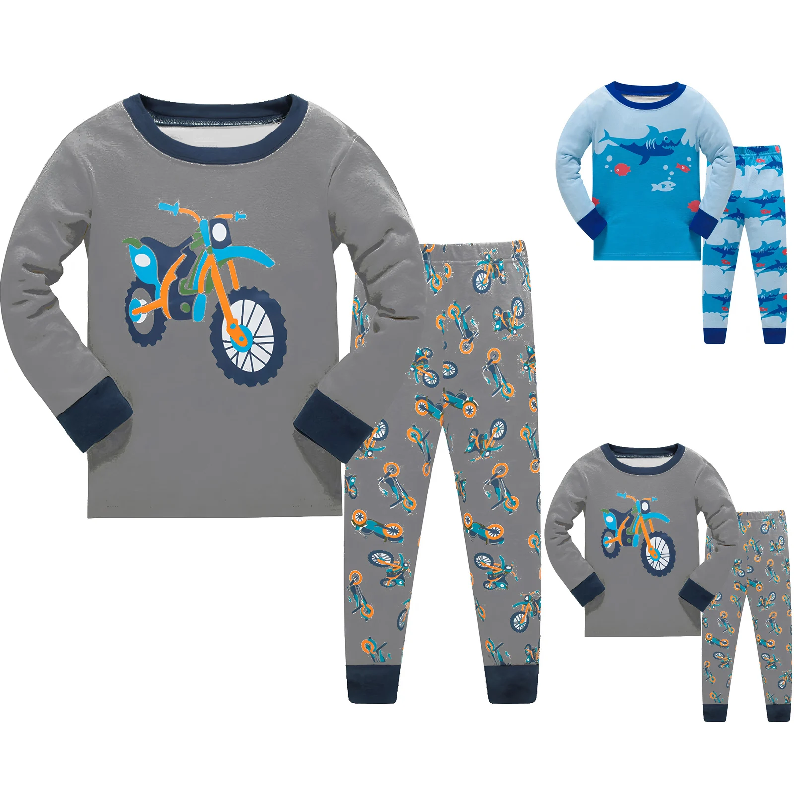 

Baby Summer Clothes Boys Long Sleeved And Long Legged Set Comfortable Soft Stylish Cartoon Print Casual Shorts 9 12 Months Girl