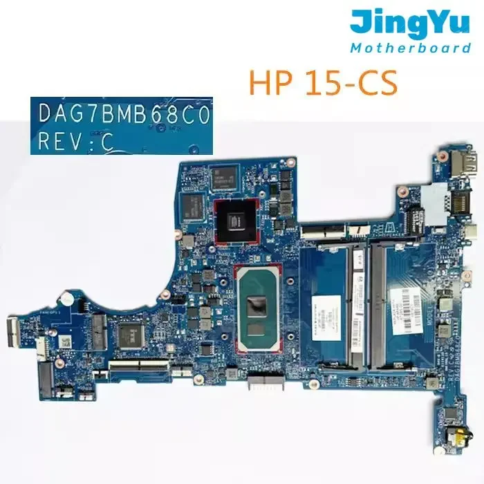 For Hp Pavilion 15-CS Mainboard DAG7BMB68C0 Laptop Motherboard CPU I7-1065G7  DIS MX250 4G