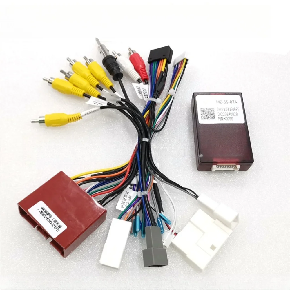 For Mazda CX5 CX-5 CX 5 2012 - 2015 Android Car Radio Canbus Box Decoder Wiring Harness Adapter Power Cable MZ-SS-07A