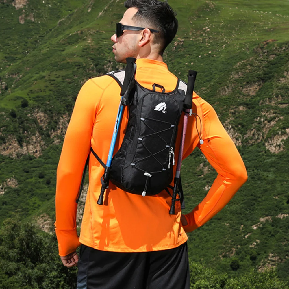 Lauf-Hydrationsweste Rucksack für Männer und Frauen Outdoor-Sporttasche Trail Marathon Jogging Wandern Rucksack Option mit Wasserbeutel – Detail 16