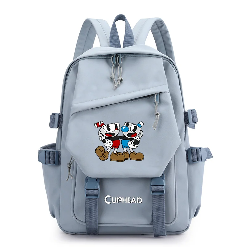 

Cuphead Game Men Women Backpack Teenage Rucksack Student Shoulder School Bag Korean Style Schoolbag Boys Bagpack Mochila