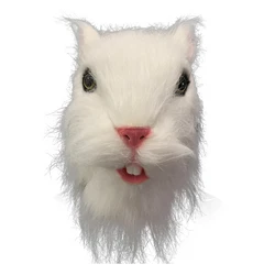 Mouse Animal Latex Masks Hairy Halloween Cosplay Dress Up Accessory