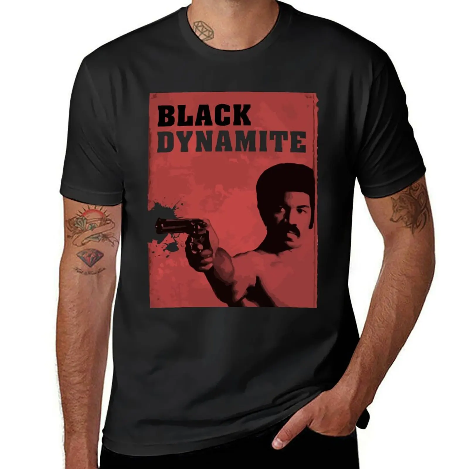 

Black Dynamite T-Shirt Aesthetic clothing summer top Blouse oversizeds mens t shirts pack