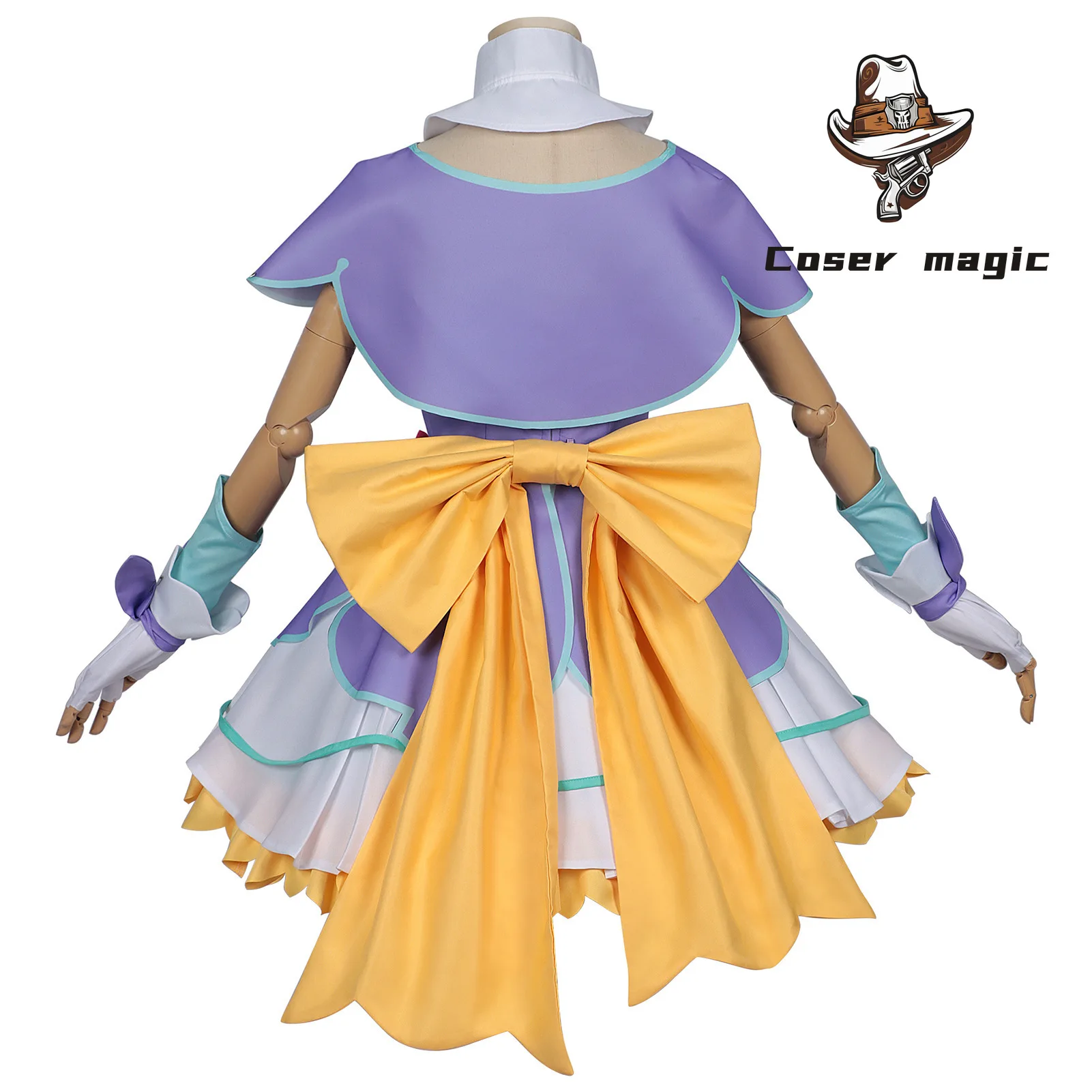 

Star Detective Pretty Cure! Akechi Anna Cure Answer Cosplay Costumes Anime full cosplay dress