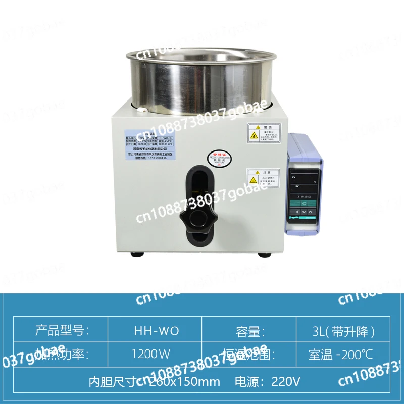 

Цифровая термостатическая масляная баня, водяная баня из нержавеющей стали/подъемный нагревательный горшок для лабораторного использования