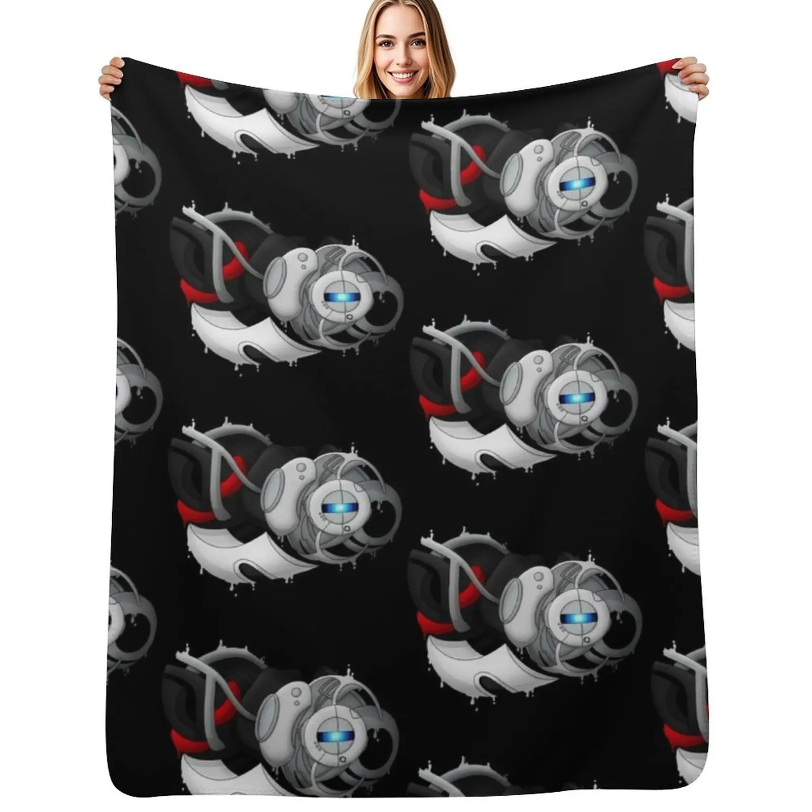 

Mega Wheatley Portal 2 Throw Blanket Men's Soft Warm Throw Blanket for Couch