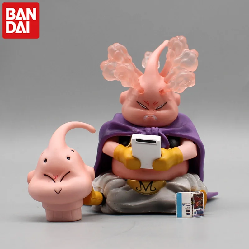 Man Fat Majin Buu Eating Game Machine Reading Christmas Blow-up Game Machine Anime Action Figures Model Room Decoration Kid Toy