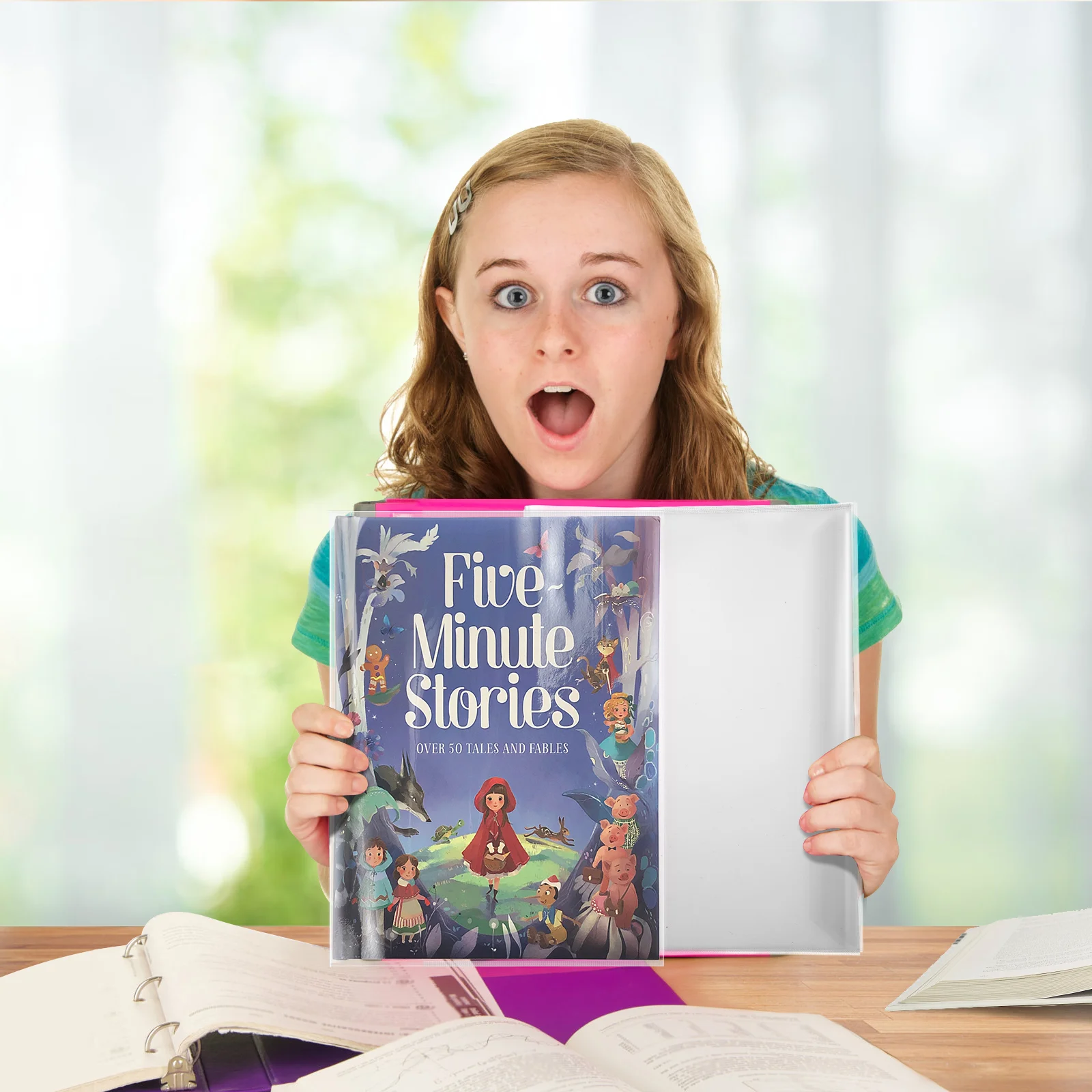 Textbook Protection Covers Reusable Book Covers Transparent Book Covers Waterproof Slipcases