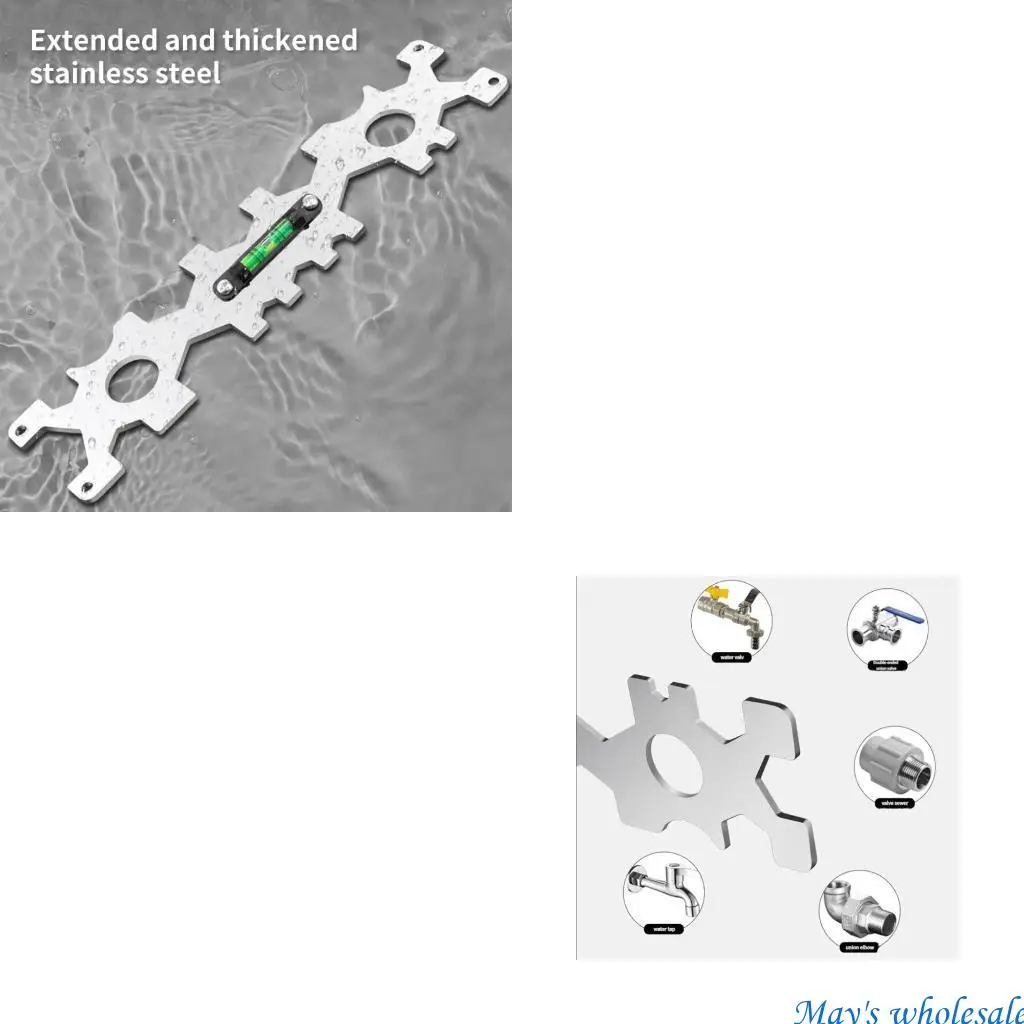 

Профессиональный сантехнический инструмент, ключ специального уровня, стальной многофункциональный ключ с уровнем, смеситель для