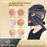 7 Colors Light LED Facial Mask with Neck Face Care Treatment Beauty Anti Acne Therapy Face Whitening Skin Rejuvenation Machine