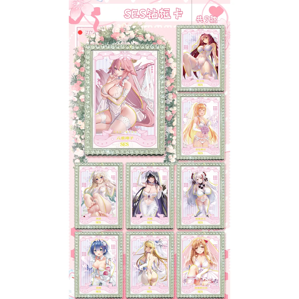 أحدث Senpai Goddess Haven 6 بطاقات آلهة قصة أنيمي فتاة حفلة ملابس السباحة بيكيني عيد الداعم صندوق Doujin لعبة الهوايات الهدايا