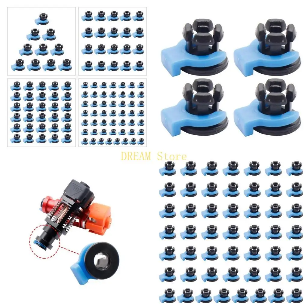 

10/20/30/50PEECES Принтер аксессуары Профессиональные трубные зажимы Боуден