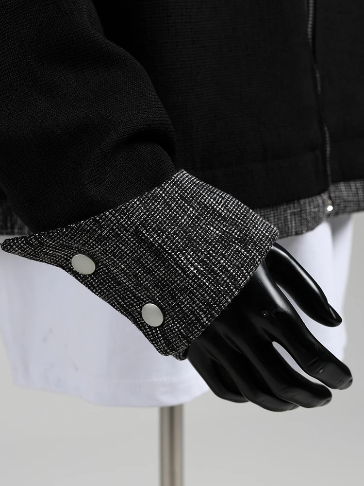 American Style Multi-Button Lapel Jackets Men 2025 Autumn New Trendy Loose Design Coats Retro Small Fragrant Contrast Color Tops