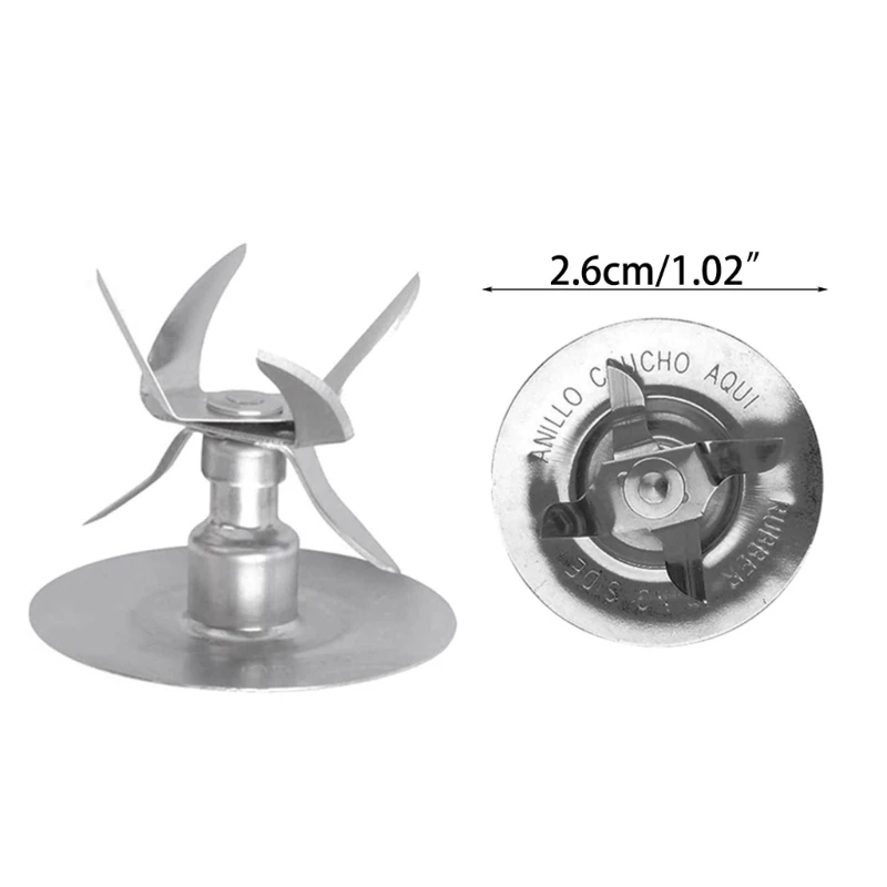 Replacement Kitchen Tool with Coupling Spare Part Compatible For OSTER Mixer Stainless Steel Part