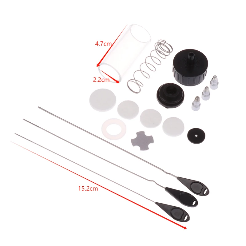 For SS-331H Electric Desoldering Station Replacement Items: Filter, Tracheal Adapter, Nozzle & Needle, Mat, Spring