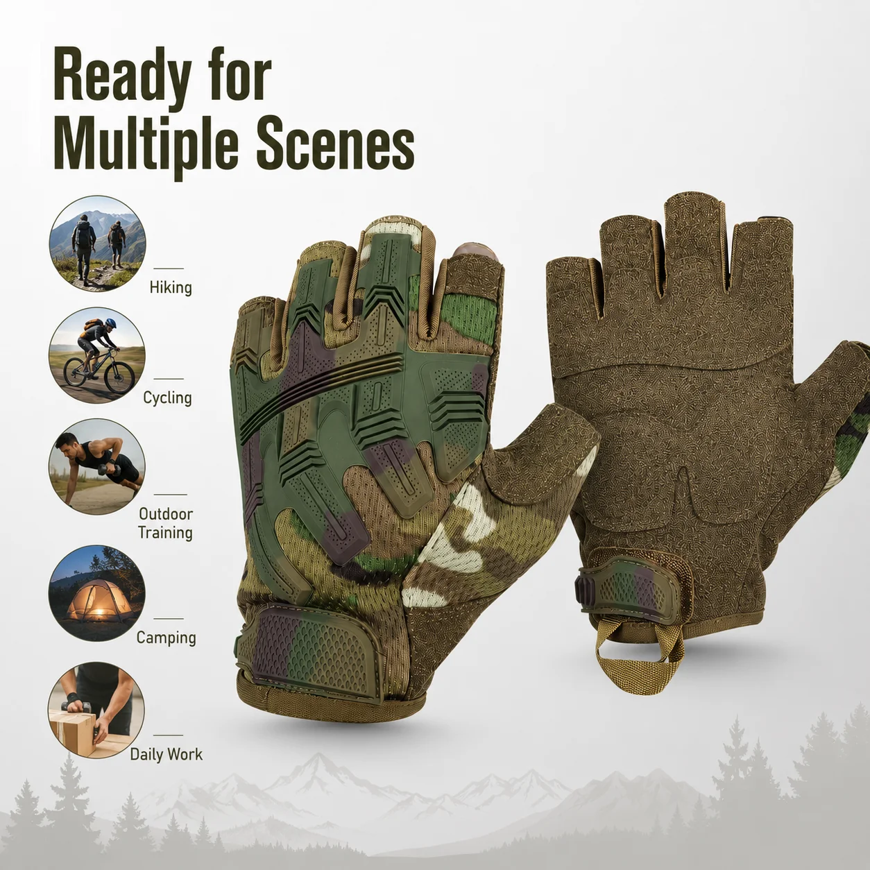 Full Finger Tactical Gloves Br - огляд і ціна Outdoor Sport Gloves