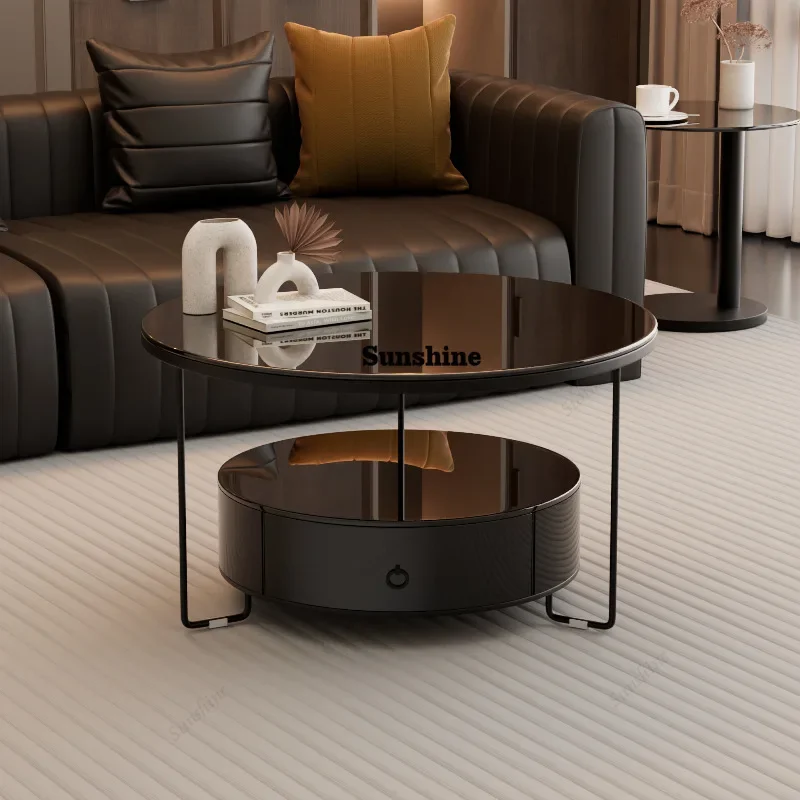 

Design Simple Coffee Table Premium Aesthetic Elegant Luxury Side Table Nordic Space Saving Corner Tables Home Furniture FT