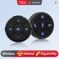 Junsun Universal Car Wireless Steering Wheel Control Button for for Android Autoradio 10 Key Functions Controller With LED Light