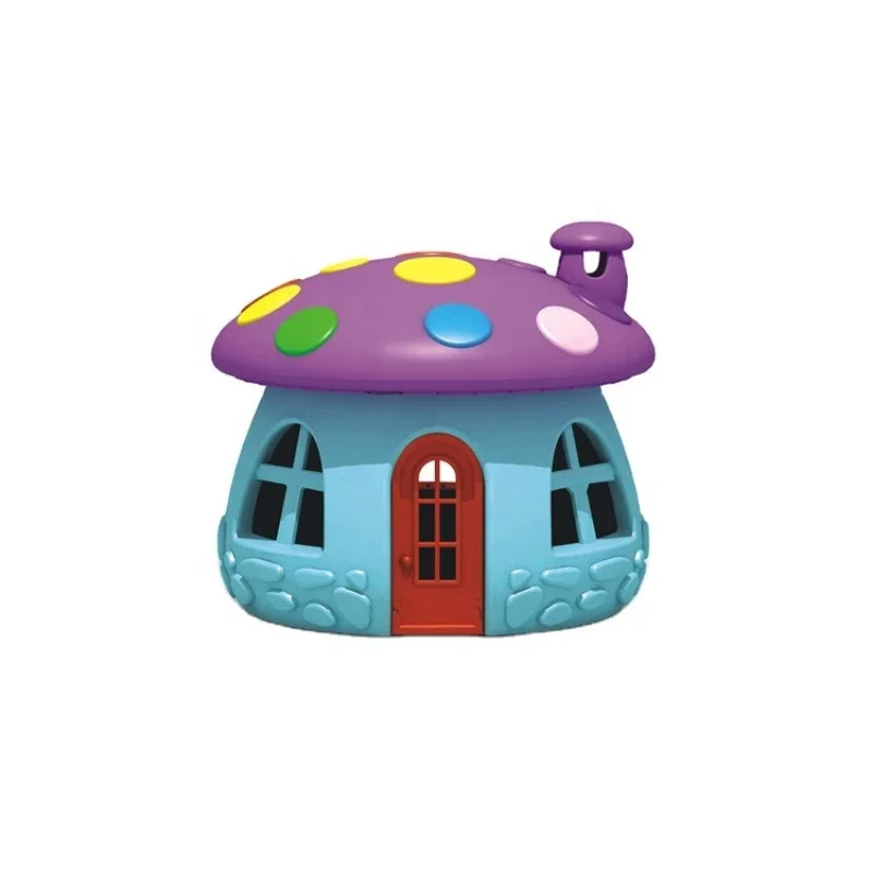 New design fun mushroom style children's game plastic house