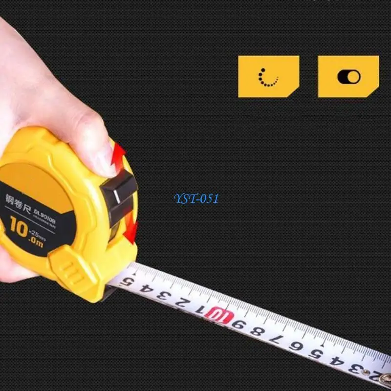 

E15A High Precisions Metric Ruler with Clear Scale ABS & Steel Metric Measuring for Industrial & homes Woodworking Projects