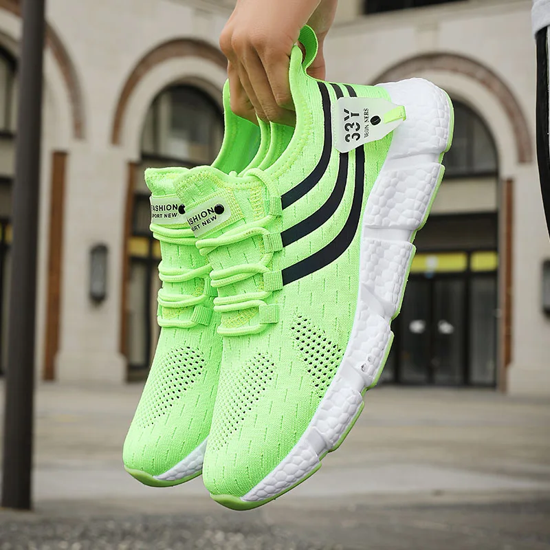 2023  New Summer Couple Sneakers Women's Outdoor Casual Shoes Thick  Breathable Upper High Quality Men's Sneakers  Walking Shoes