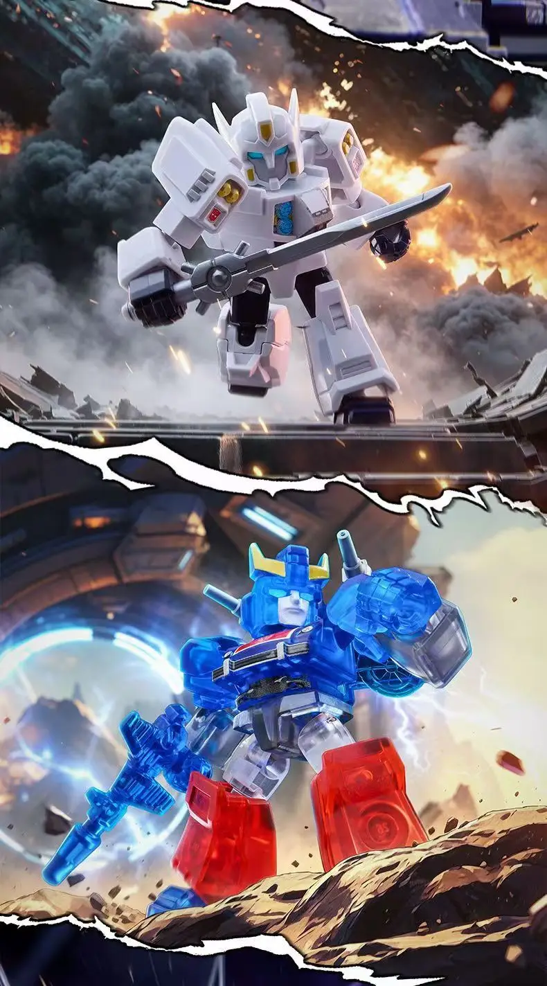 Neue Original Blokees Transformers Defender Version Wave 8 Blind Box Seltene Figur Stellar Optimus Prime Megatro Mystery Box Geschenk – Detail 13