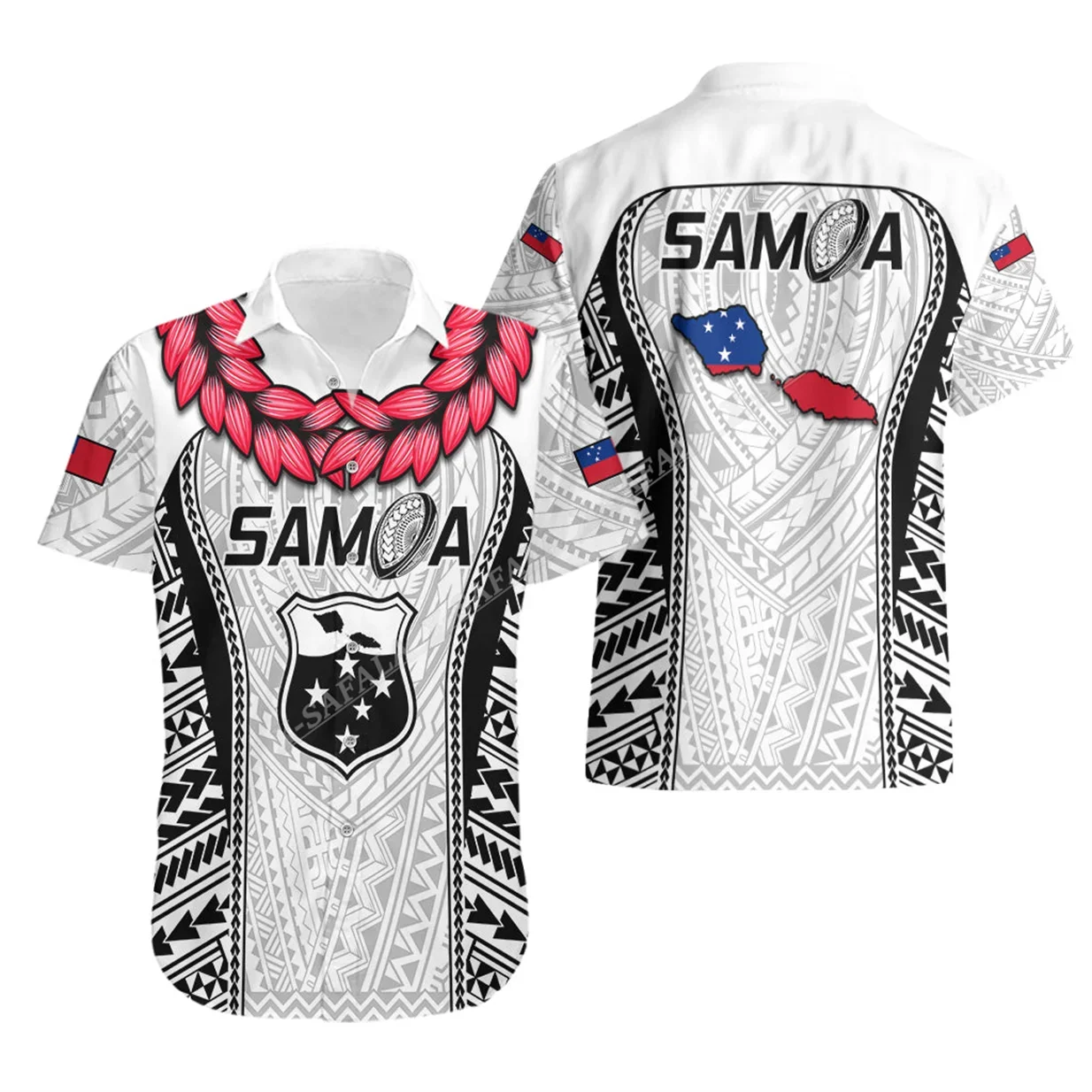 France Fiji Manu Samoa Rugby 2023 World 3D Printed Hawaiian Beach Shirt Men Casual High Quality Comfortable Stretchy Breathable