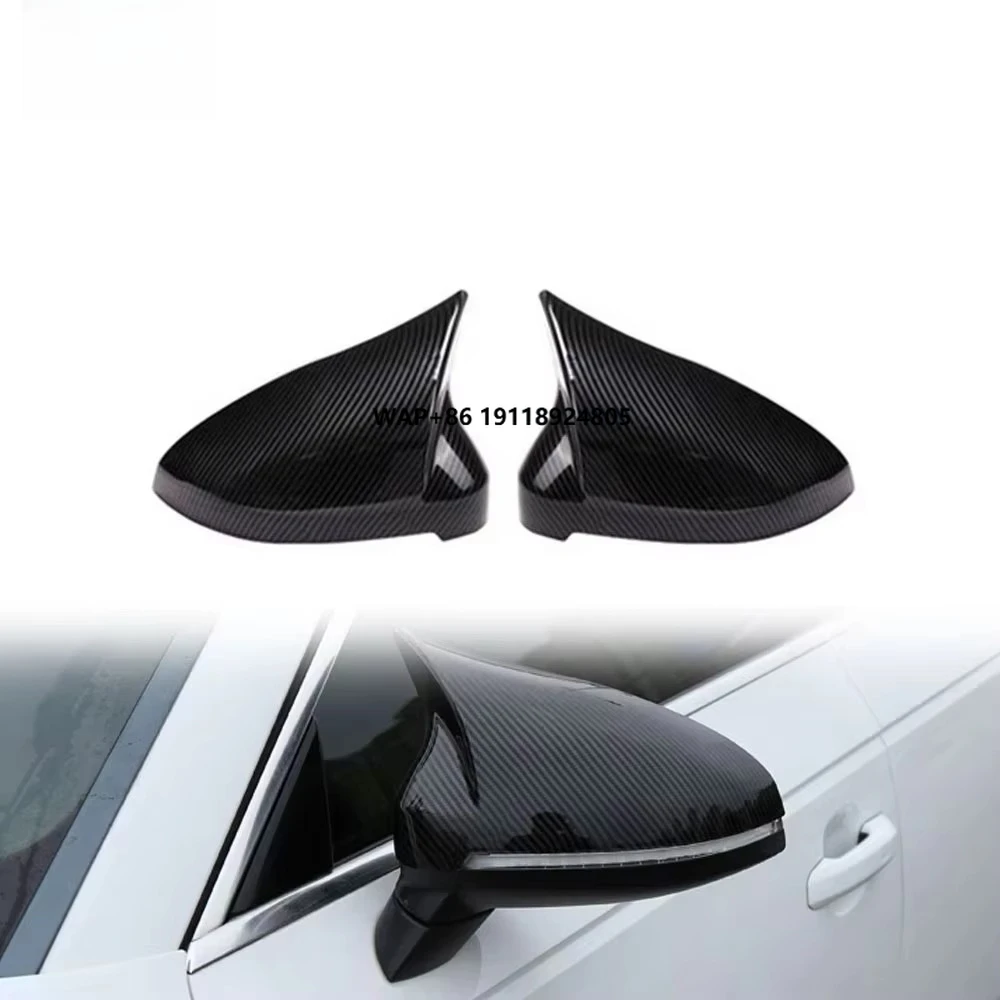 

Carbon Fiber Look Rear View Mirror Cover Replacement For B9 A4 S4 A5 S5 2017-2019 Carbon Mirror Side Covers Replacement