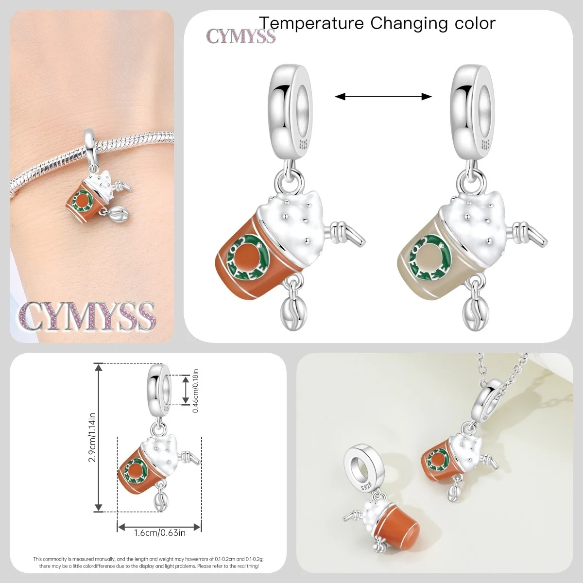 925 Sterling Silber Mutter-und-Kind-Umarmung Anhänger Charms DIY Perlen Zubehör Passend für Armband Halskette Modeschmuck Geschenke – Detail 40