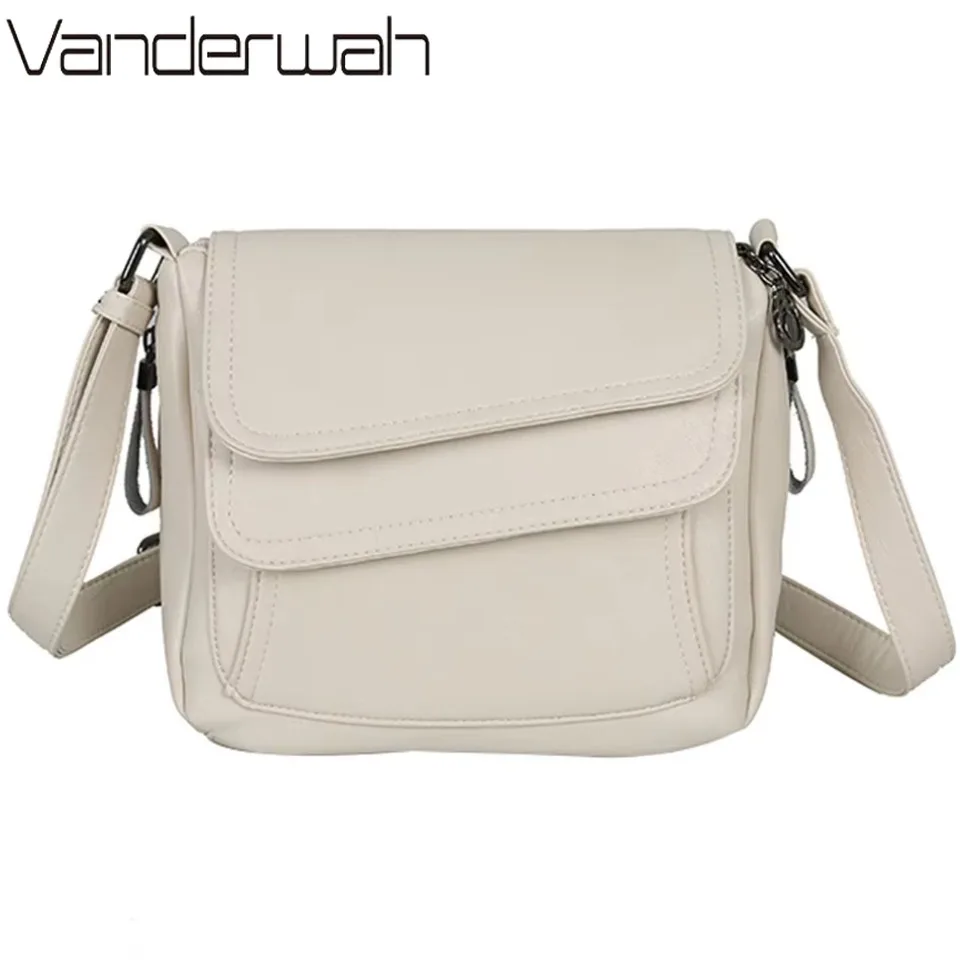 

Super Quality Leather Luxury Handbags Women Bags Designer Summer Style Female Bag White Purses Sac Female Shoulder Messenger Bag