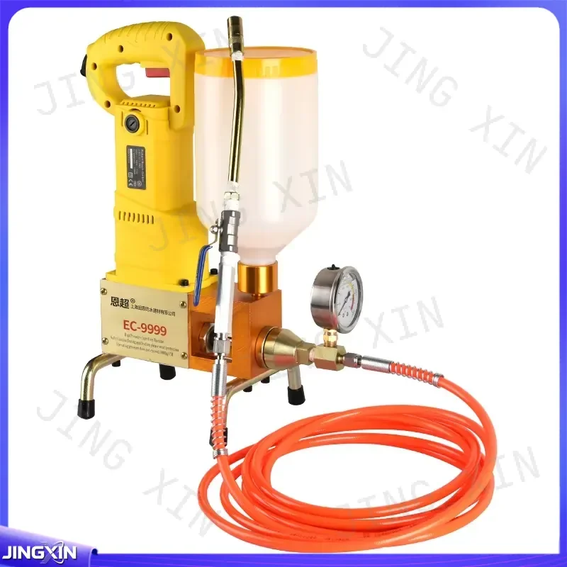 custom for Epoxy Injection Pump Polyurethane Foam Grouting Machine Steel Hose Concrete Crack Repair Tool 1100w