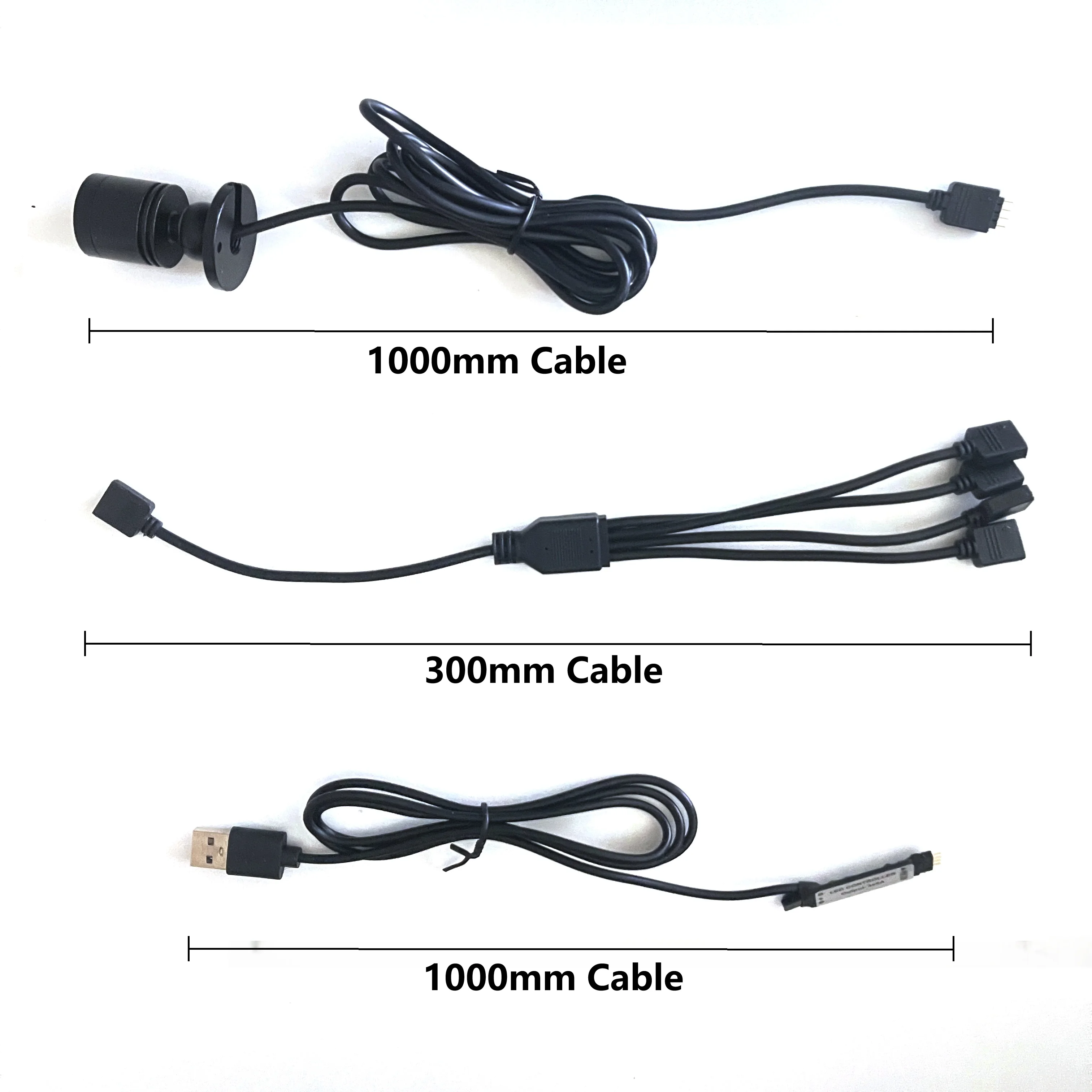 etrnLED RGB Led الأضواء USB 5 فولت عكس الضوء اللون سقف صغير بقعة 1 واط 3 واط عرض خزانة غرفة ديكور التحكم عن بعد ضوء مجموعات