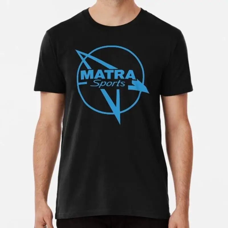 Vintage Matra Sports emblema azul hecho en Australia camiseta S a 2XL