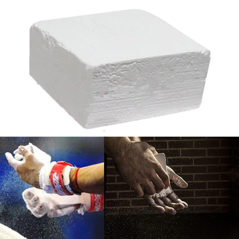 for Sports Gym Weight Lifting White Magnesium Carbonate Horizontal Parallel Bars Rings Training Anti-Slip Gymnastic Chalk Block