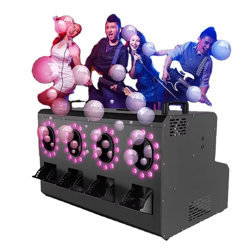 Stage Dmx Remote Control Smoke 1500w Led Bubble Fog Machine for Party and Wedding