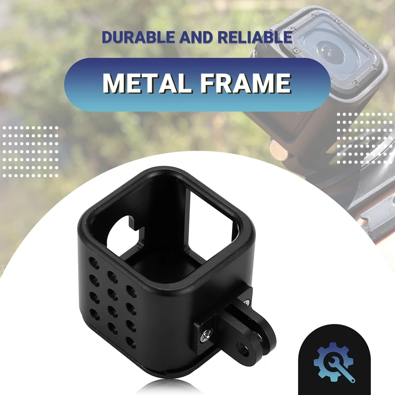 Aluminium Alloy Protective Housing Case Cover Frame For Gopro Hero 4/5 Session Go Pro Sport Action Camera Accessories Black