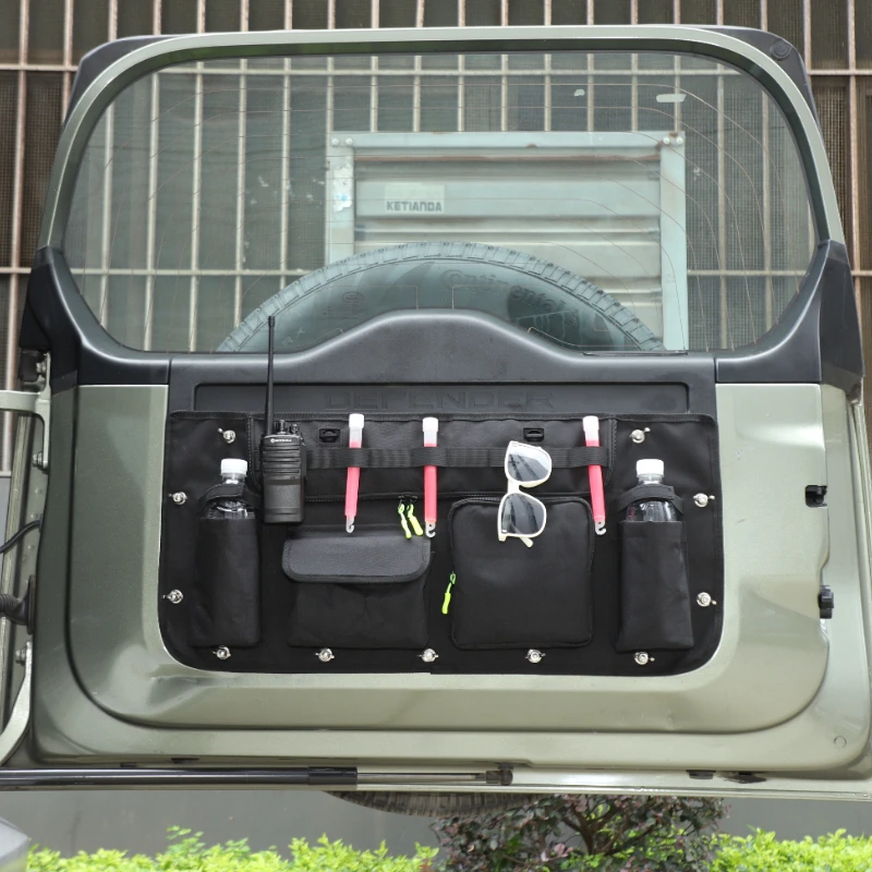 

For Land Rover Defender 90 110 130 2020-2024 Car Tailgate Multi Functional Tool Storage Bag Storage Bag Interior Car Accessories