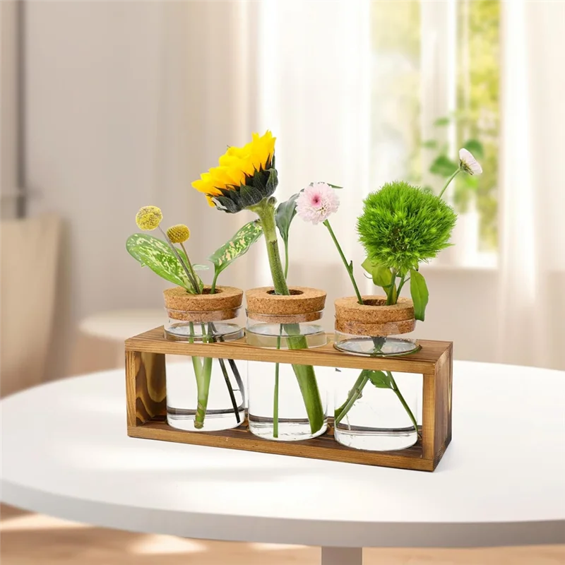 

Станция размножения, стеклянный террариум для резки растений, улучшенный домашний декор, идеальная внутренняя центральная часть для любителей растений-A57M