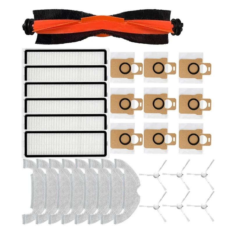 

A25F-для робота-пылесоса Xiaomi, тряпка для швабры, мешок для пыли, сменный комплект запасных частей