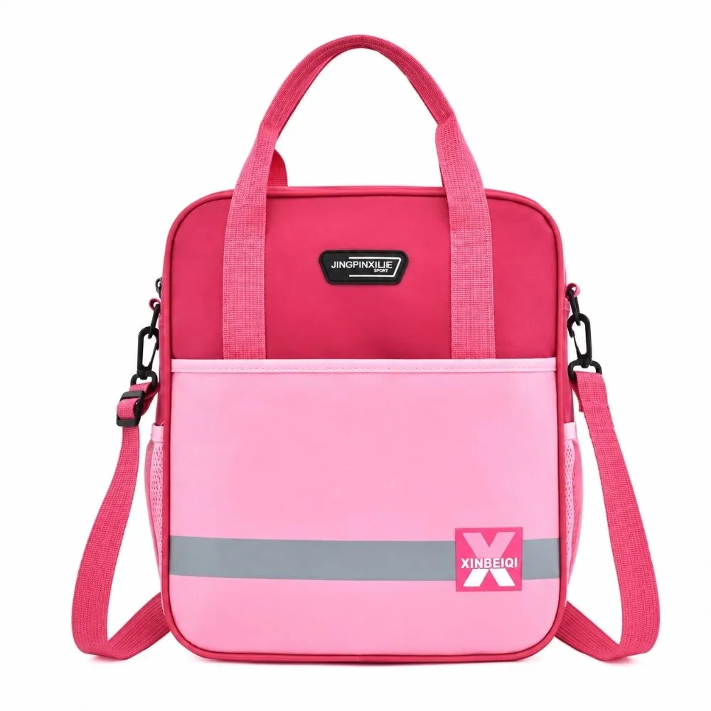 Korean Style Multi‑Pocket Children Shoulder Bag Oxford Cloth Tote School Bag School Handbag Boys Girls