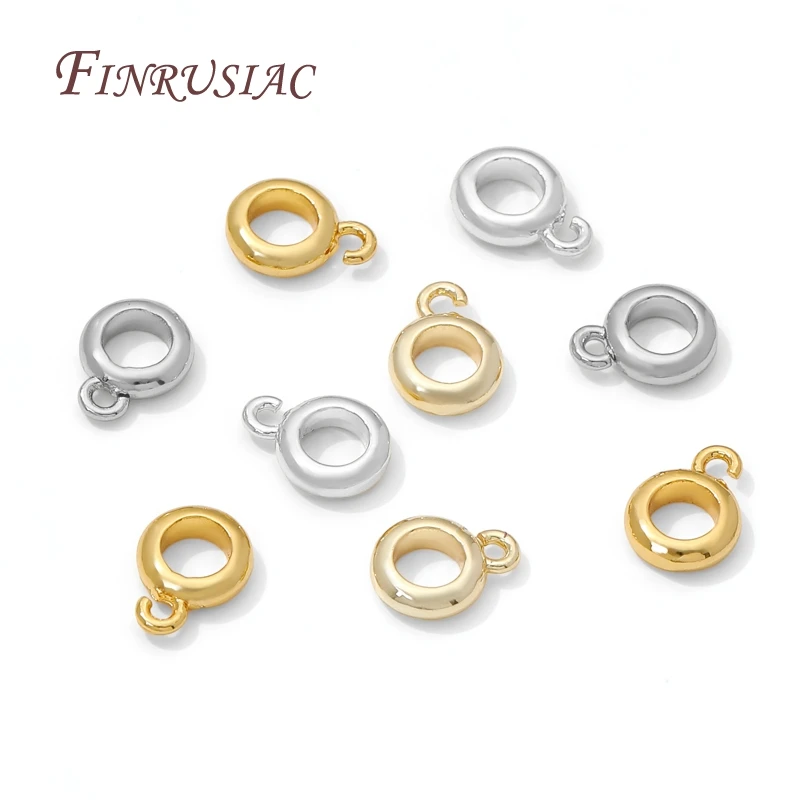18K vergoldete Bügel für Schmuck, Zubehör für Anhänger, Perlentrenner, Anhängerhalter, Schmuckherstellungszubehör, Halskettenbügel – Detail 15