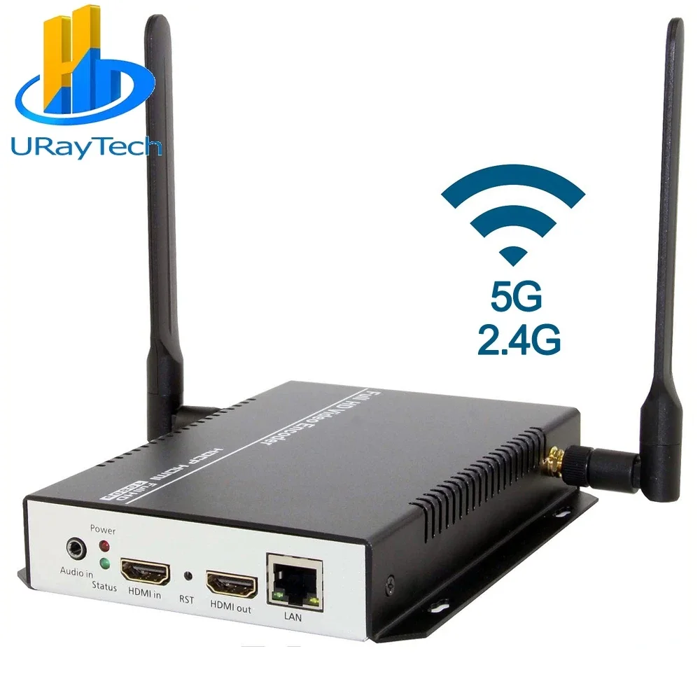 

1080P 1080I H 264 HDMI To LAN Video Encoder WiFi Live Stream Encoder Converter HD Wireless Video Audio Transmitter