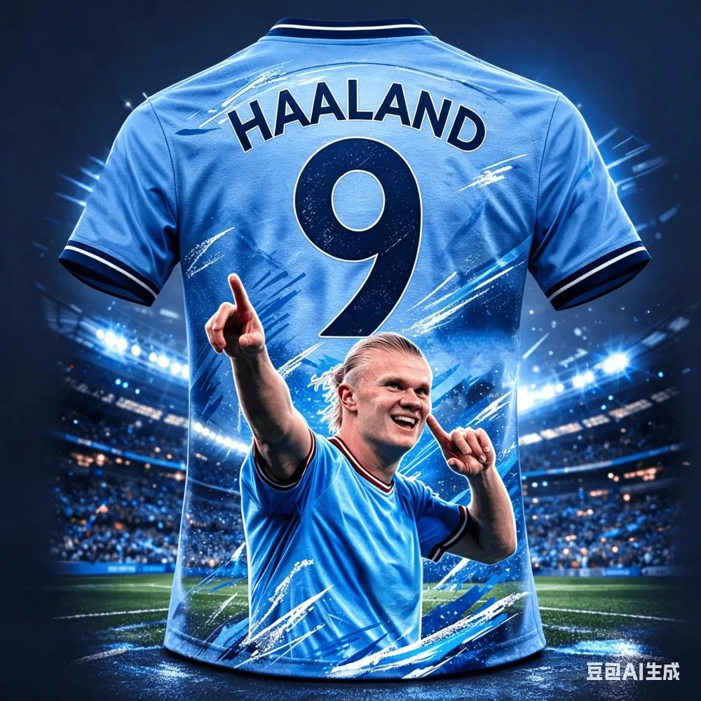 Haland Summer 3D Motion Football Jersey for Men T-shirt, Quick-drying and Breathable, Suitable for Outdoor Training Wear